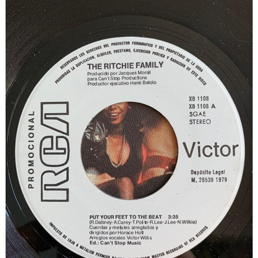 THE RITCHIE FAMILY - PUT YOUR FEET TO THE BEAT | 7" SINGLE USADO