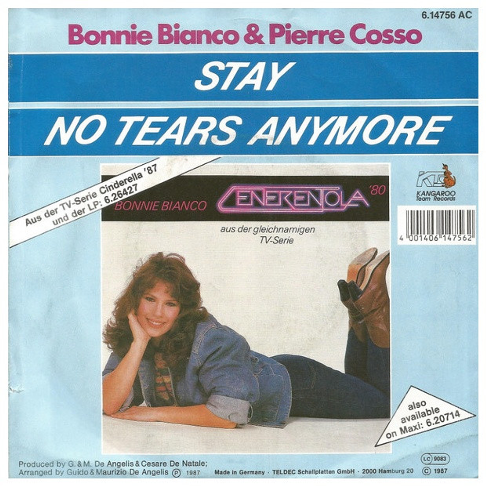 BONNIE BIANCO & PIERRE COSSO - STAY | 7" SINGLE USADO