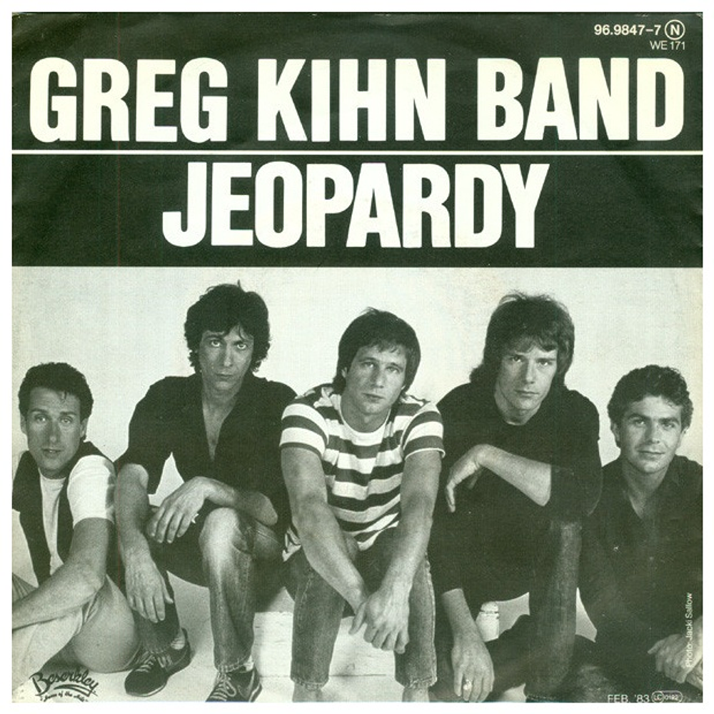 GREG KIHN BAND - JEOPARDY | 7" SINGLE USADO