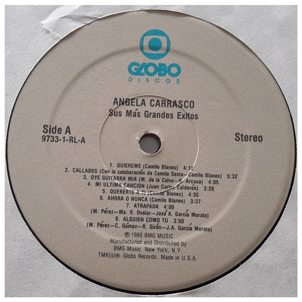 ANGELA CARRASCO - SUS 15 GRANDES EXITOS  | VINILO USADO