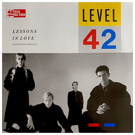 LEVEL 42 - LESSONS IN LOVE | 12" MAXI SINGLE VINILO USADO