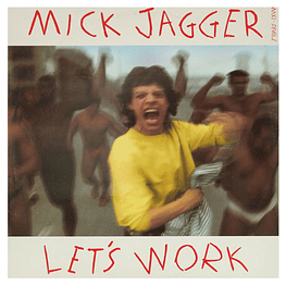 MICK JAGGER - LET'S WORK | 12'' MAXI SINGLE USADO