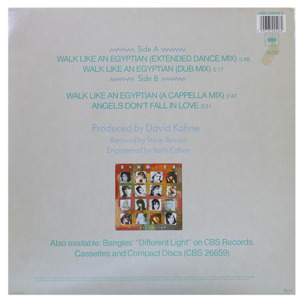 BANGLES - WALK LIKE AN EGYPTIAN | 12'' MAXI SINGLE USADO