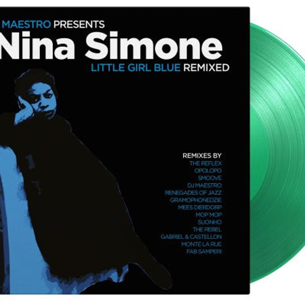 NINA SIMONE - LITTLE GIRL BLUE REMIXED  (2LP) (GREEN VINYL) | VINILO