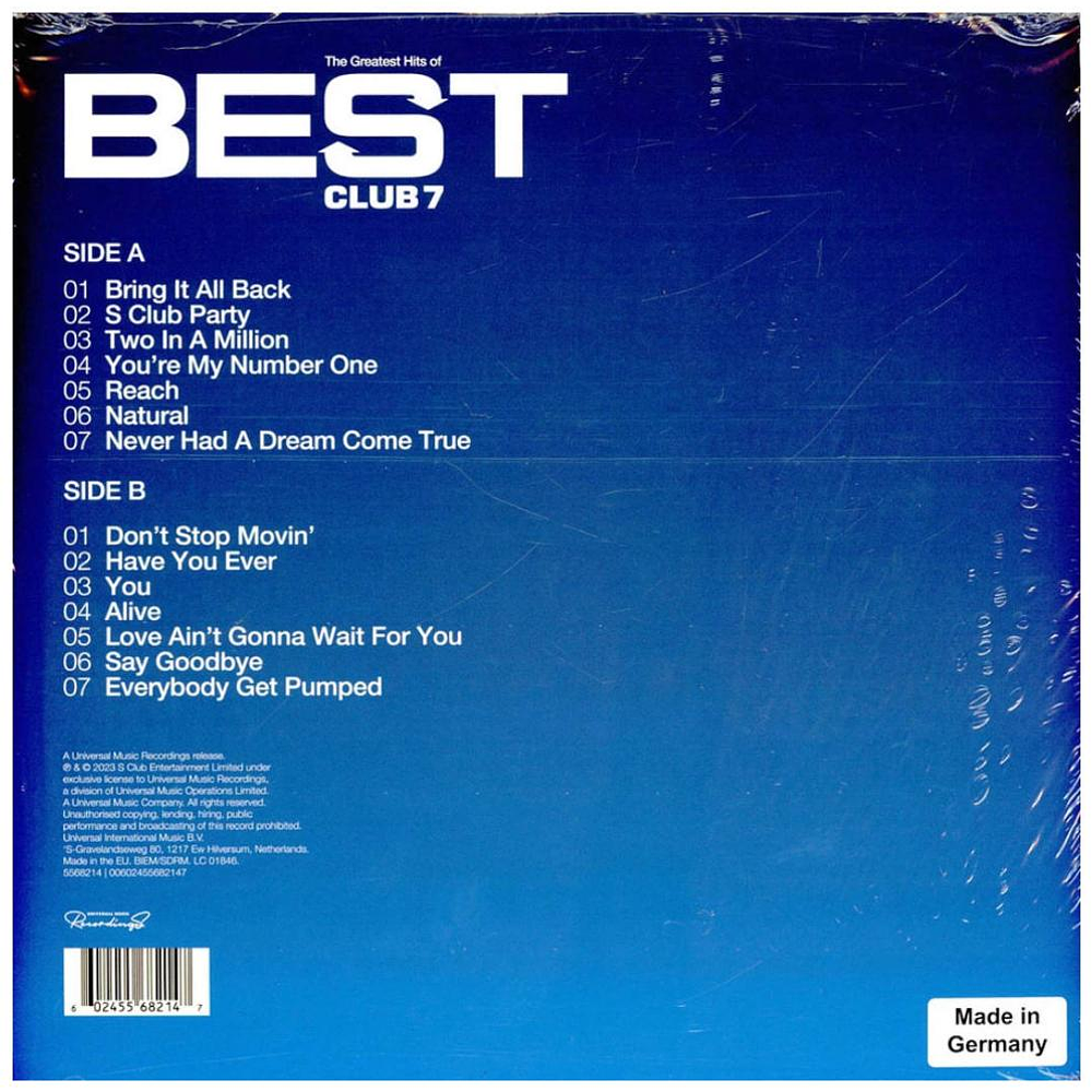 S CLUB 7 - BEST: GREATEST HITS | VINILO