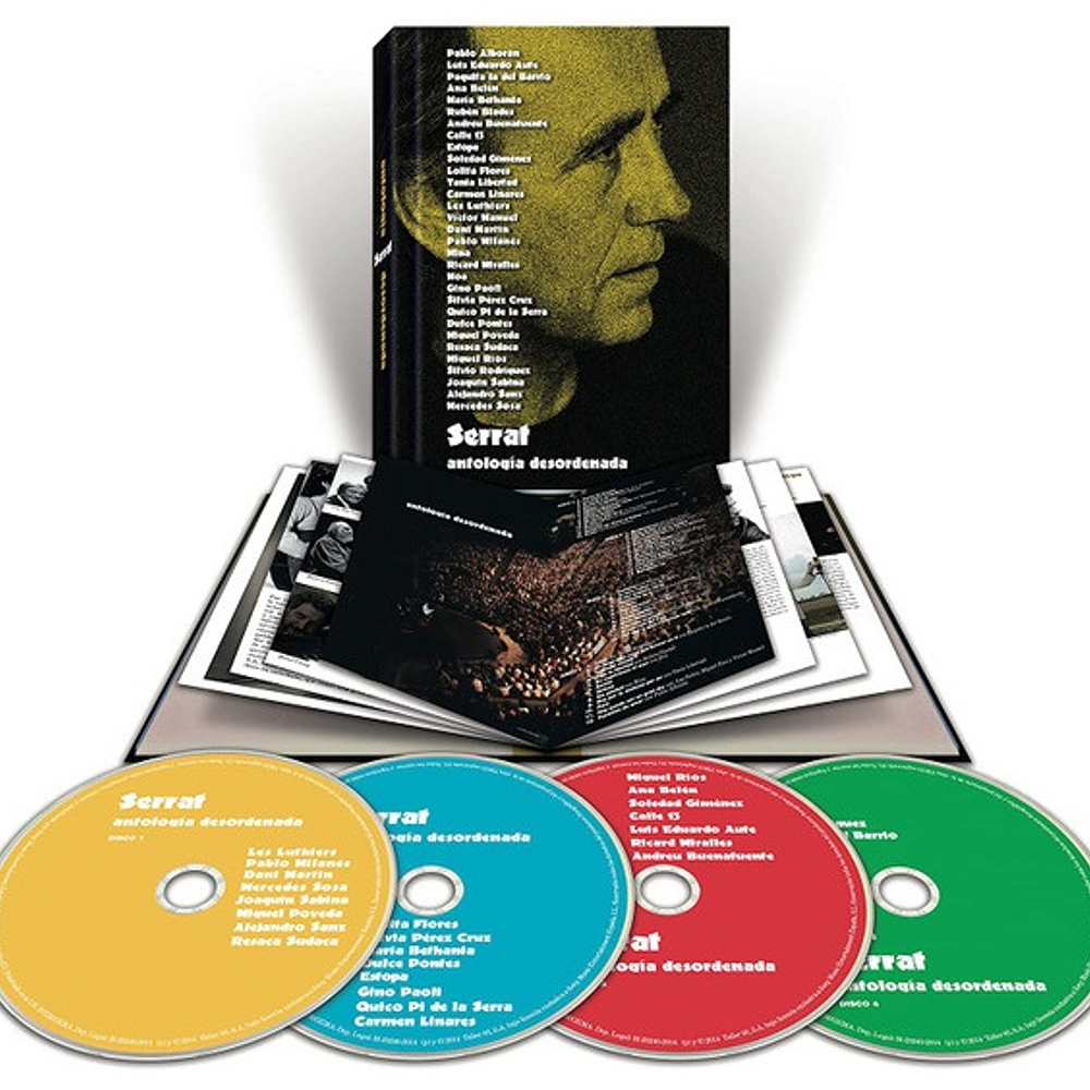 JOAN MANUEL SERRAT - ANTOLOGIA DESORDENADA (4CD) | CD