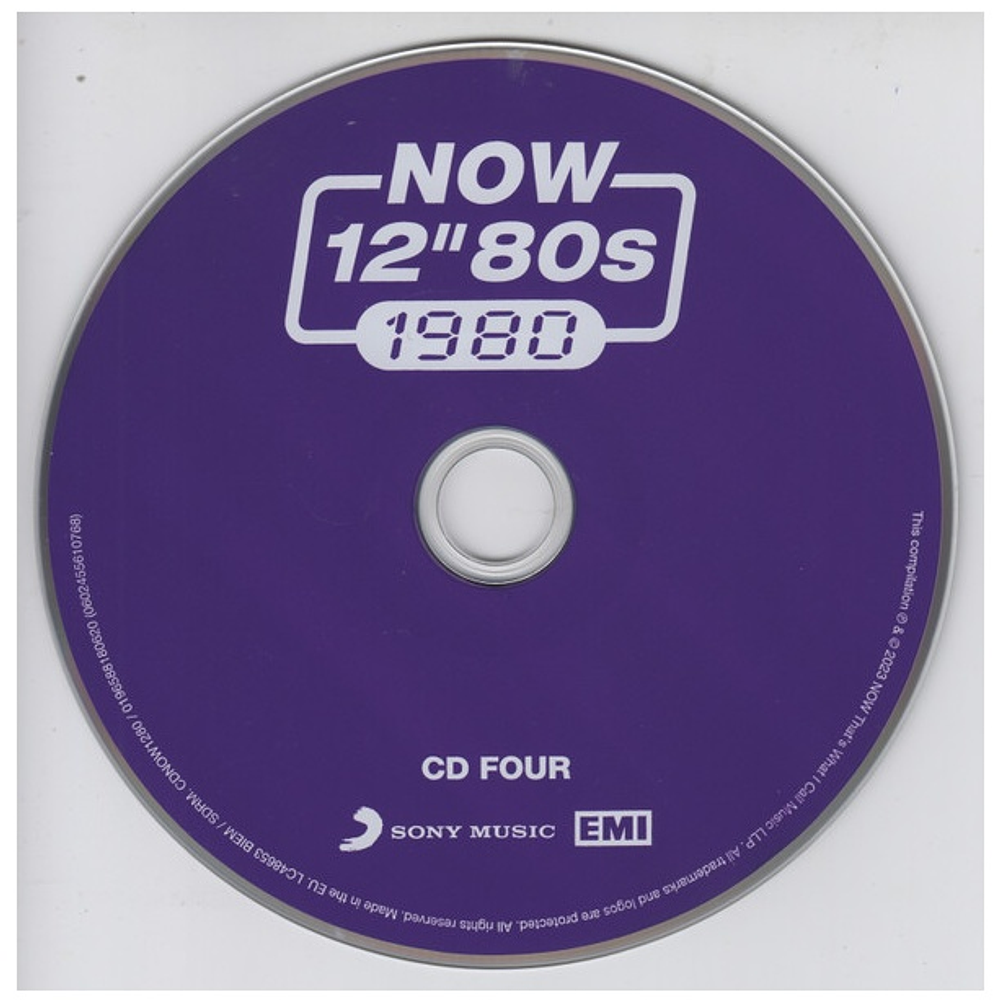 NOW 12" 80'S 1980 - VARIOUS (4CD BOXSET) | CD