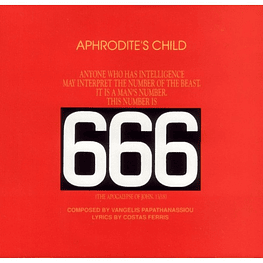 APHRODITE'S CHILD - 666: THE APOCALYPSE OF (2CD) | CD