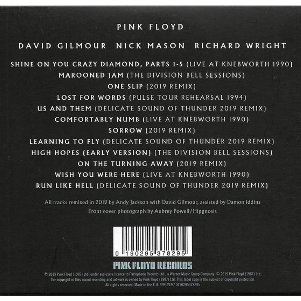 PINK FLOYD - THE BEST OF THE LATER YEARS | CD