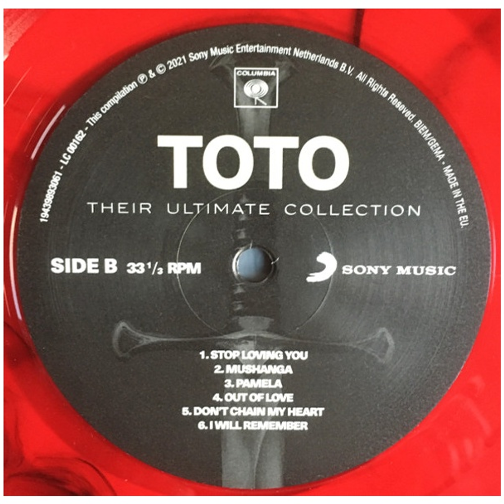 TOTO - THEIR ULTIMATE COLLECTION (RED MARBLED VINYL) | VINILO