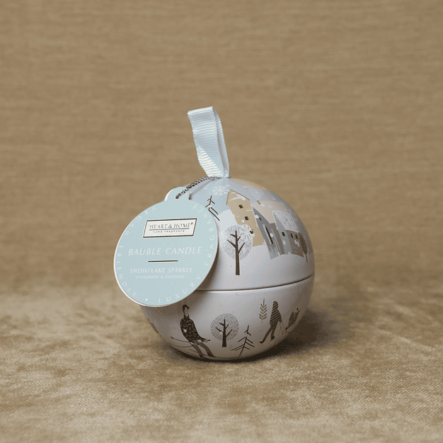 Vela em lata Snowflake Sparkle (85g) 1