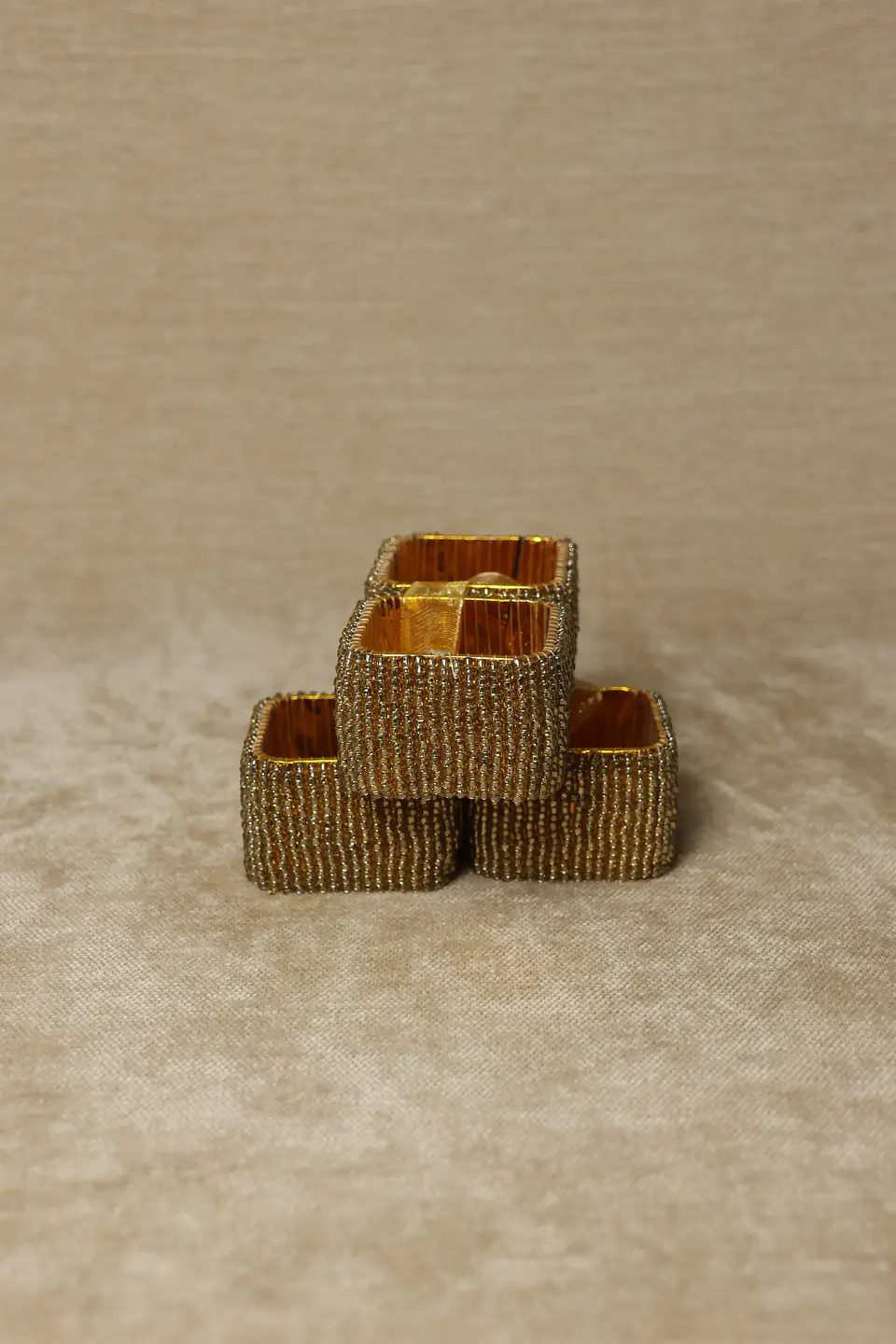 Conjunto de 4 argolas para guardanapos 2