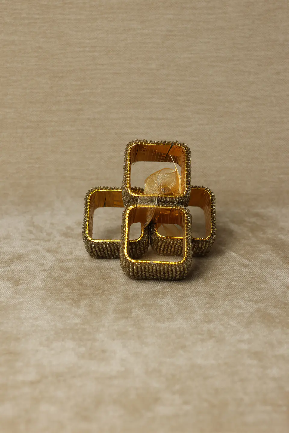 Conjunto de 4 argolas para guardanapos 3