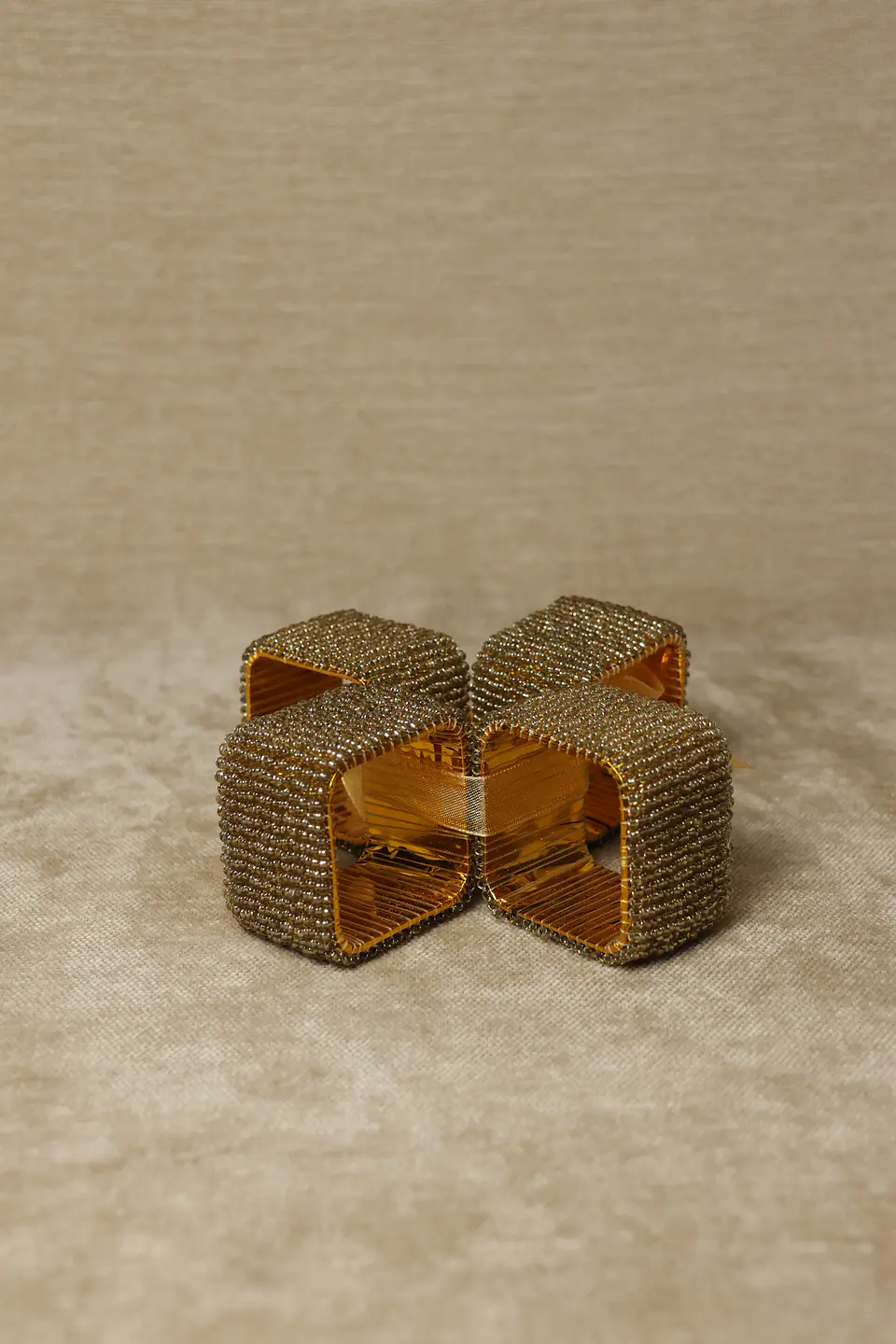 Conjunto de 4 argolas para guardanapos 1