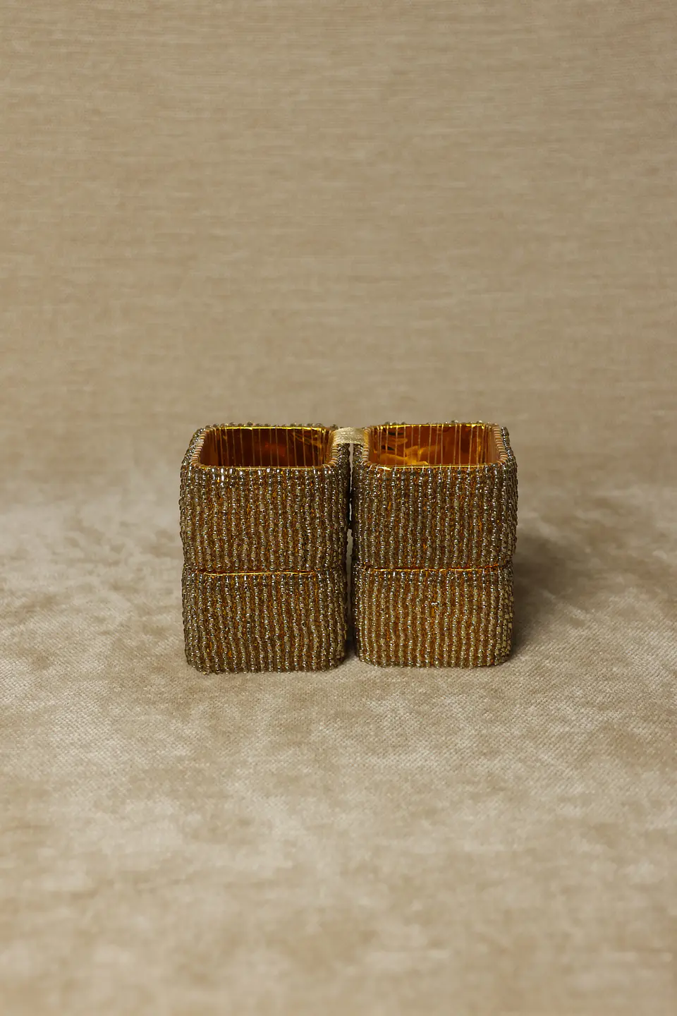 Conjunto de 4 argolas para guardanapos 4