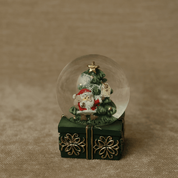 Conjunto de globos de neve com Pai Natal (2 unidades) 5