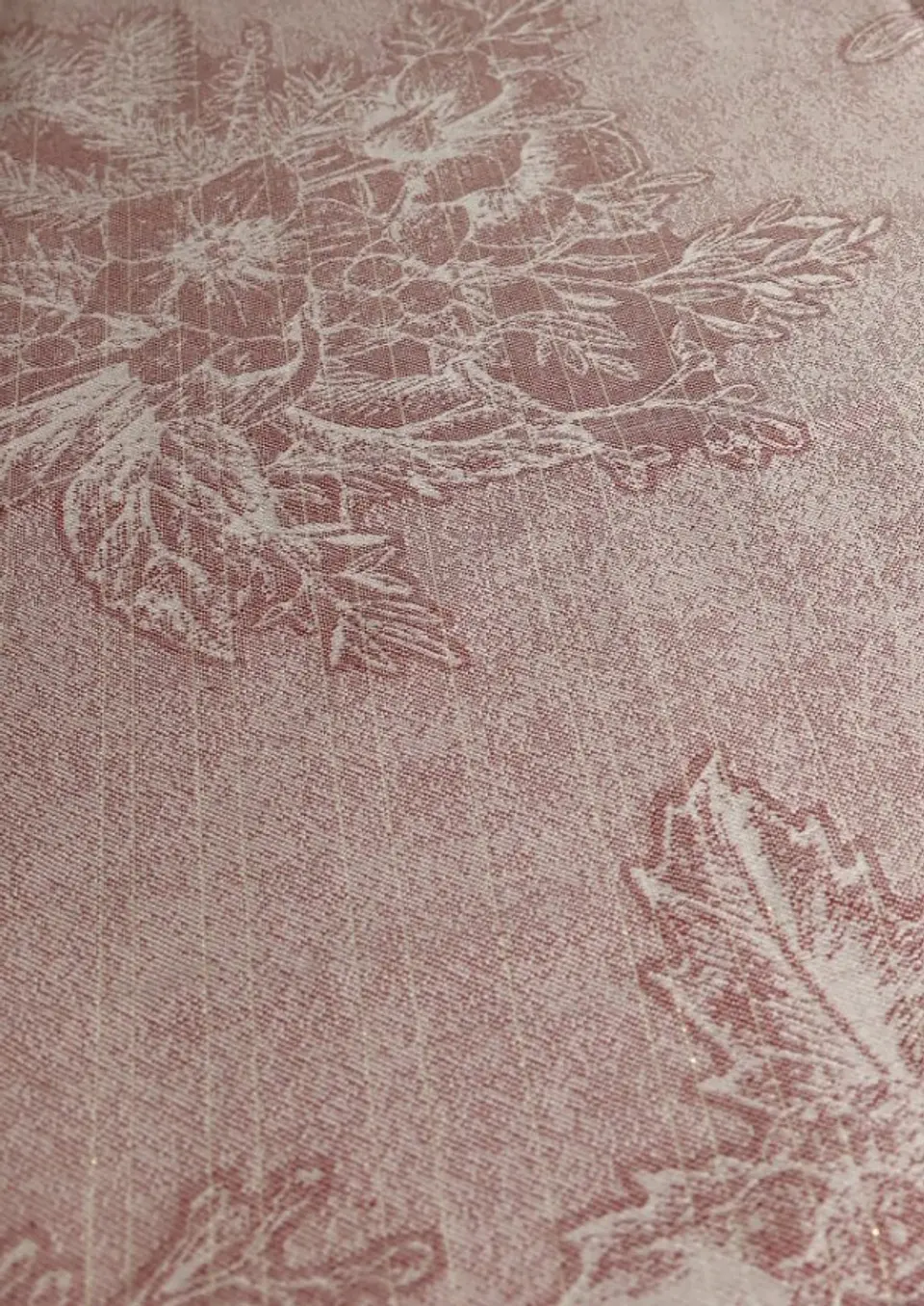 Toalha de Mesa Milano Grená e Dourado (170 × 270 cm) 4