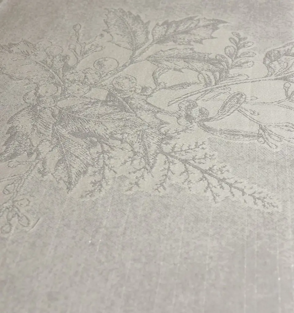 Toalha de Mesa Milano Cinza e Prateado (170 × 270 cm) 4