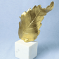 Figura Decorativa Folha Dourada - Thumbnail 3