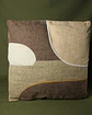 Conjunto de 2 Almofadas Patchwork em tons terrosos (45×45) - Thumbnail 1