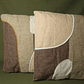 Conjunto de 2 Almofadas Patchwork em tons terrosos (45×45) - Thumbnail 2
