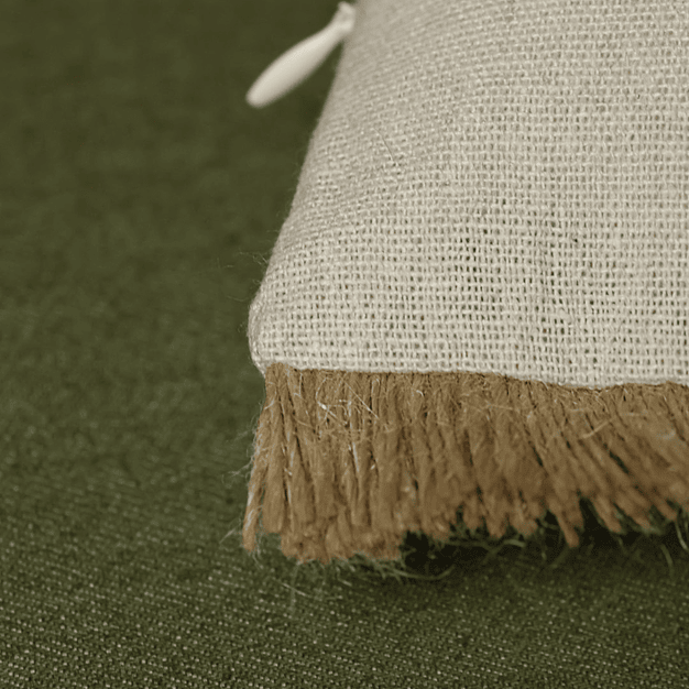 Conjunto de 2 Almofadas em Algodão e Juta (45×45) 4