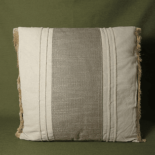 Conjunto de 2 Almofadas em Algodão e Juta (45×45)