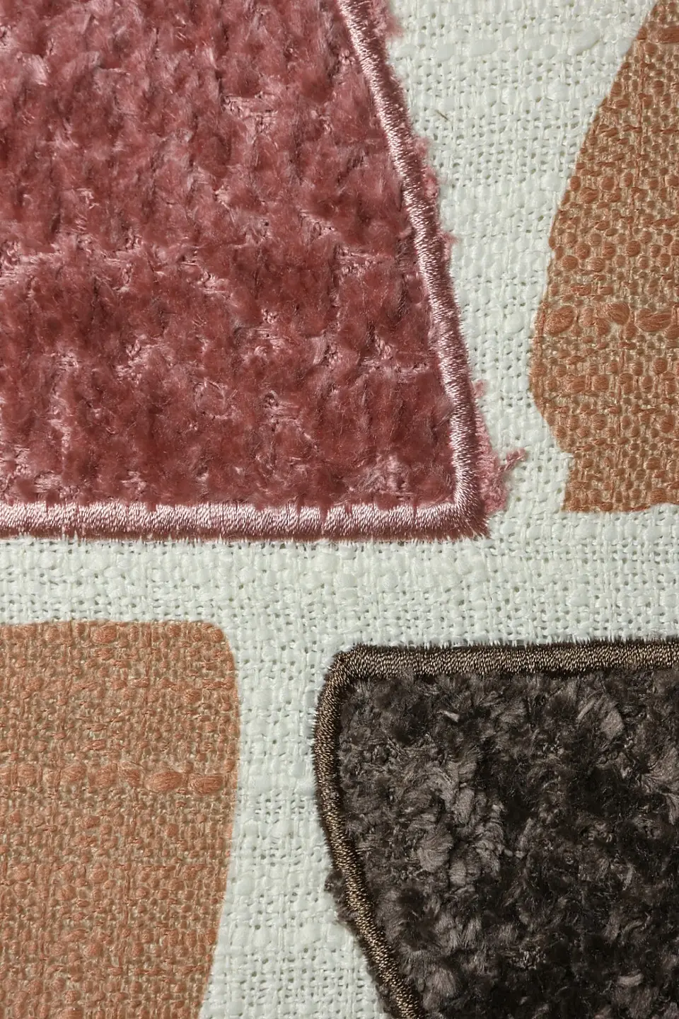 Conjunto de 2 Almofadas Patchwork Multicolor (50×30) 3