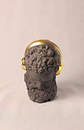 Figura Decorativa Headphones (preto mate e dourado) - Thumbnail 2