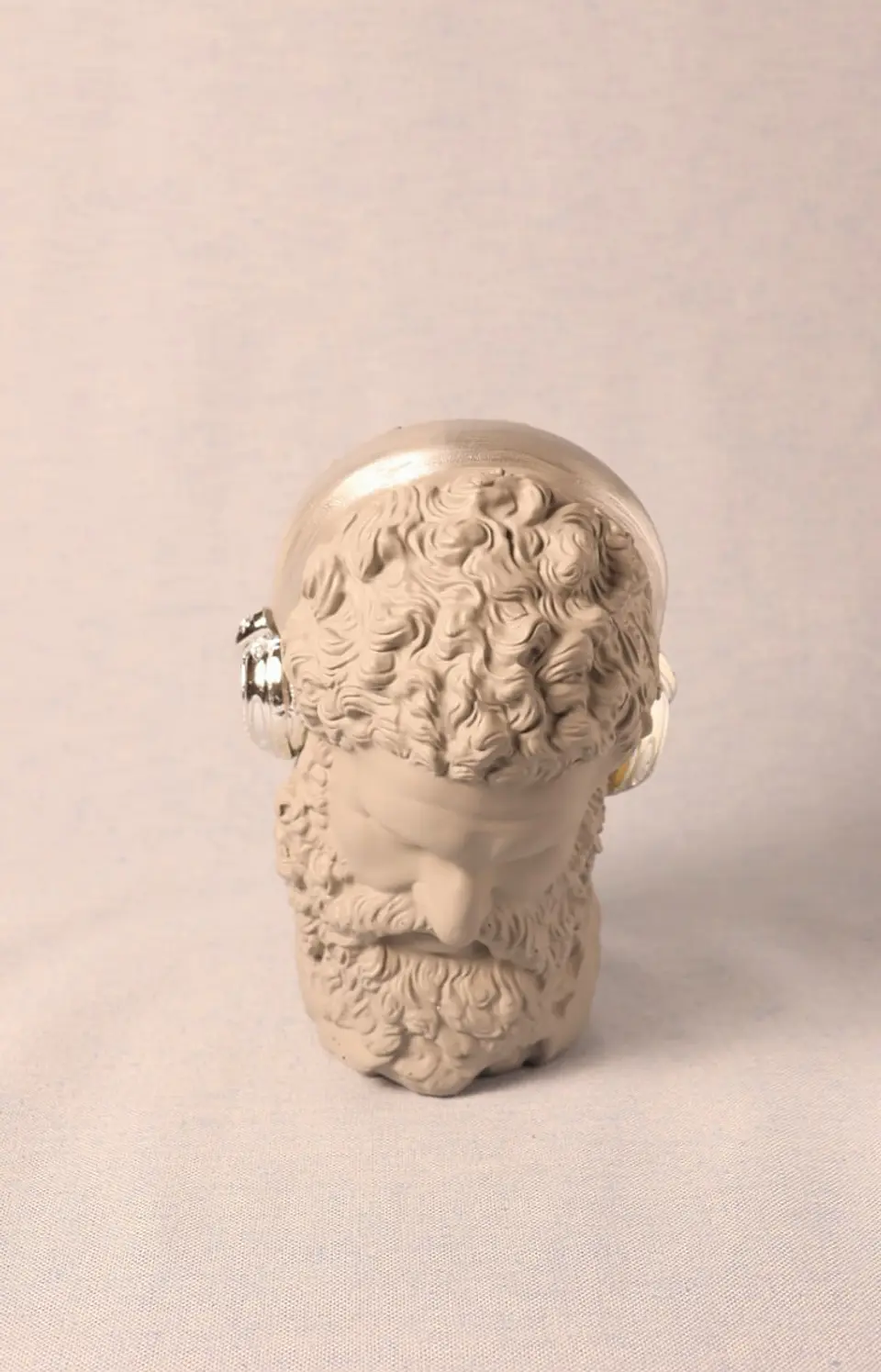 Figura Decorativa Headphones (cinzento e prateado) 2