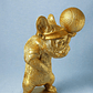 Figura Decorativa Bulldog Jogador de Basquetebol - Thumbnail 2