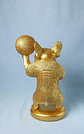 Figura Decorativa Bulldog Jogador de Basquetebol - Thumbnail 3