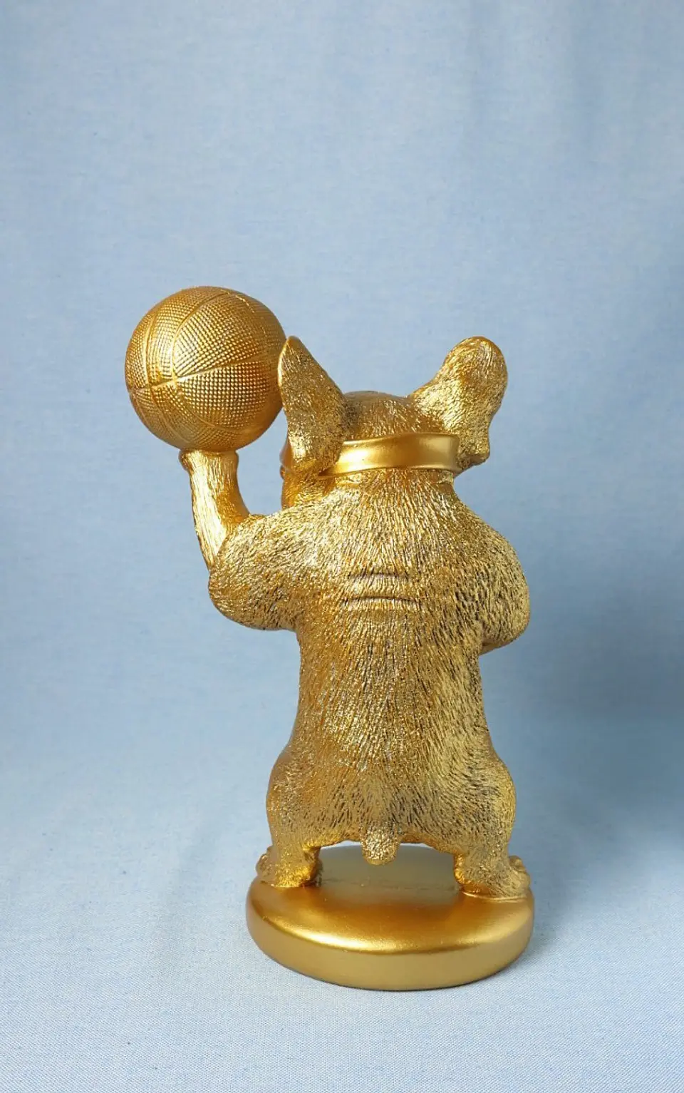 Figura Decorativa Bulldog Jogador de Basquetebol 3
