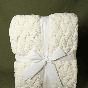 Manta Écru (130 × 170cm)