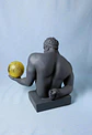 Busto Contemporâneo com Bola de Basquetebol (Cinzento Escuro) - Thumbnail 3