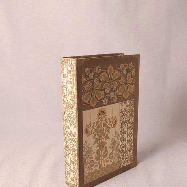 Conjunto de Caixas Decorativas em Forma de Livro (tons terrosos) 5