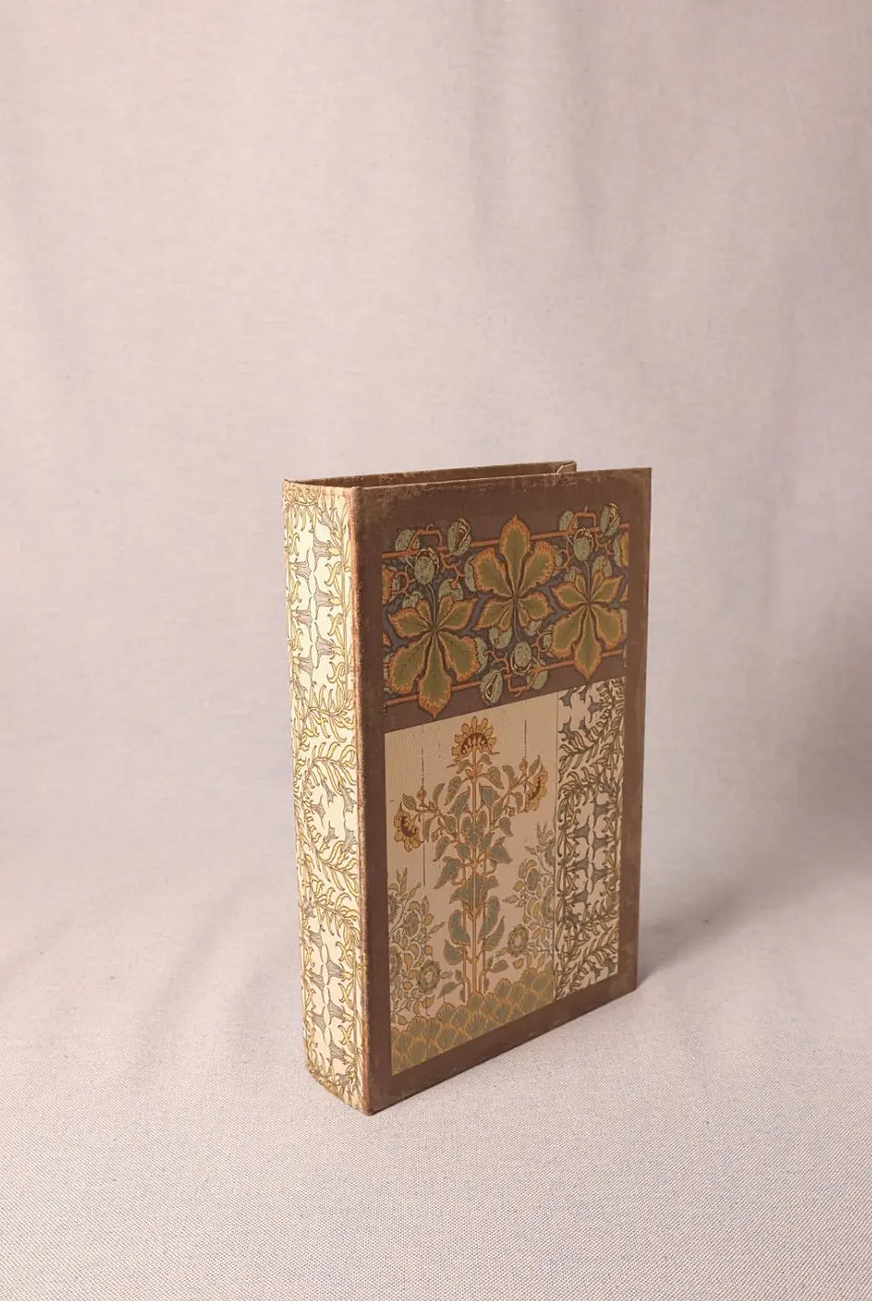 Conjunto de Caixas Decorativas em Forma de Livro (tons terrosos) 5