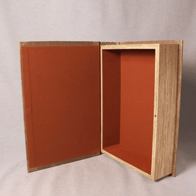 Conjunto de Caixas Decorativas em Forma de Livro (tons terrosos) 3