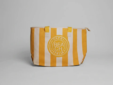 Saco de Praia Capri Amarelo