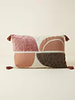 Conjunto de 2 Almofadas Patchwork Multicolor (50 × 30 cm) - Thumbnail 2