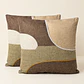 Conjunto de 2 Almofadas Patchwork em Tons Terrosos (45 × 45 cm) - Thumbnail 1