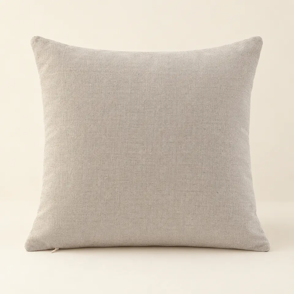 Conjunto de 2 Almofadas Patchwork em Tons Terrosos (45 × 45 cm) 3