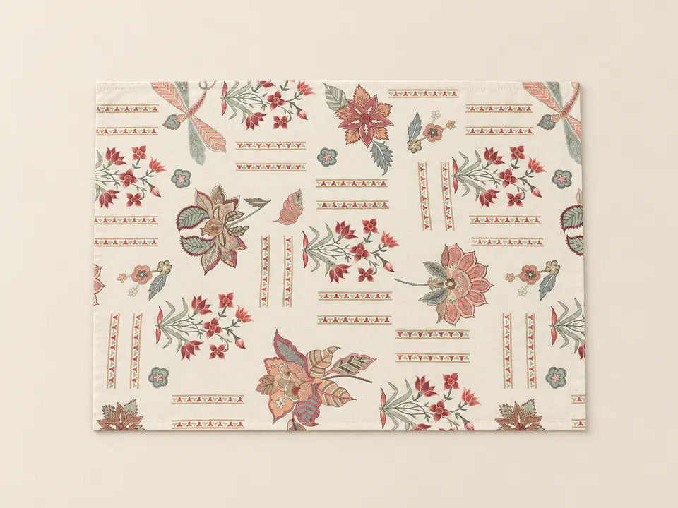 Conjunto de 4 Individuais Nataly Multi (35 × 50 cm) 2