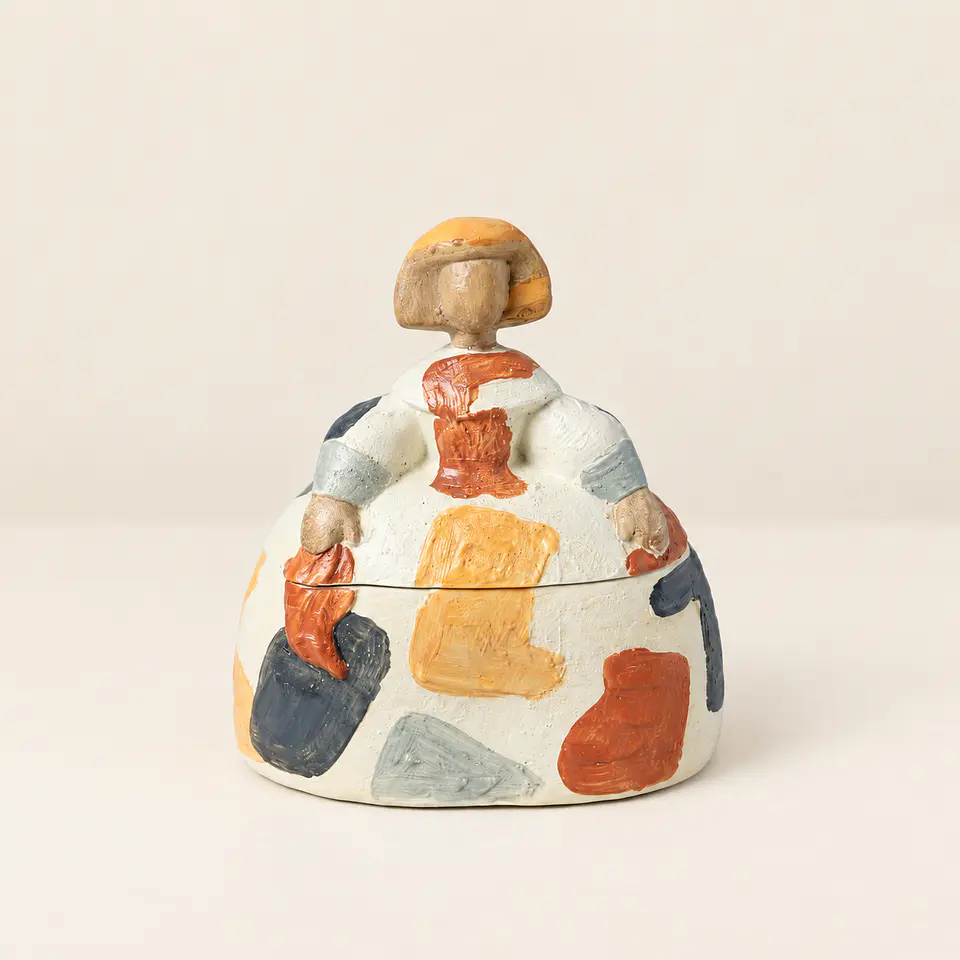 Caixa Decorativa Dama Colorida – Modelo II 1