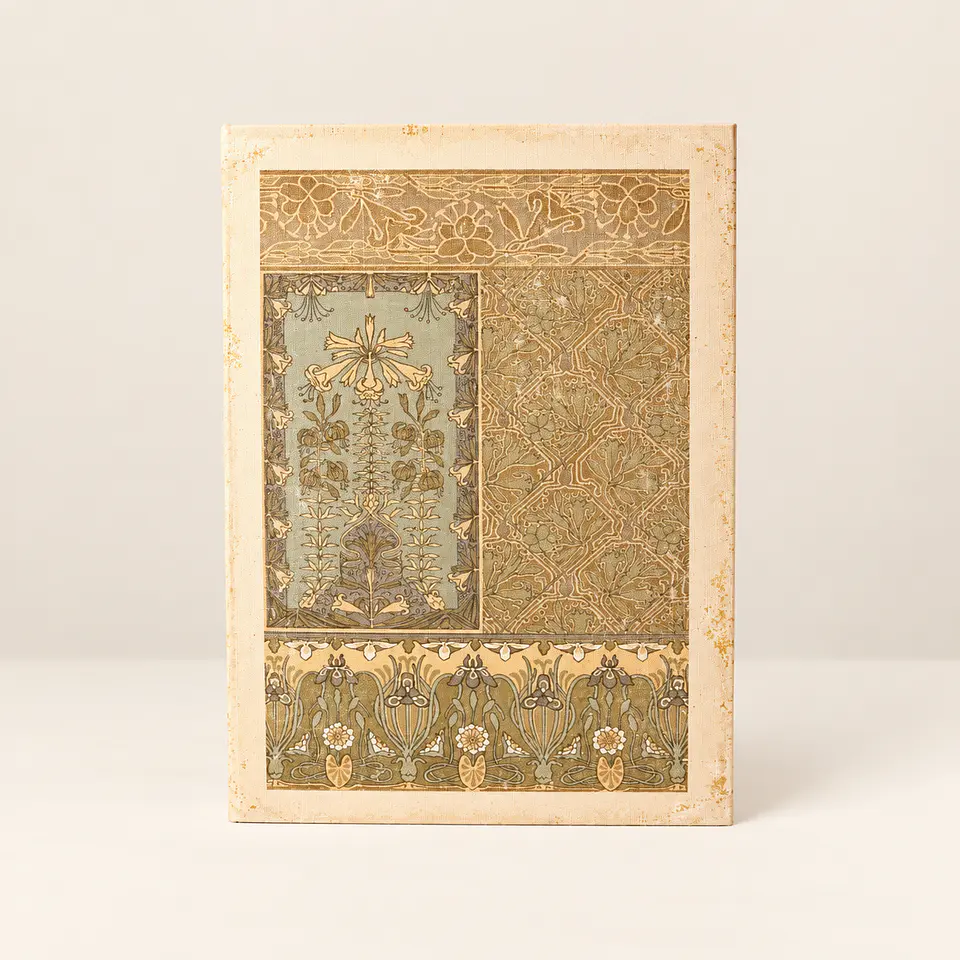 Conjunto de 2 Caixas Decorativas em Forma de Livro – Tons Neutros 3
