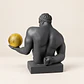 Busto Decorativo com Bola de Basquetebol – Cinzento-Escuro - Thumbnail 3