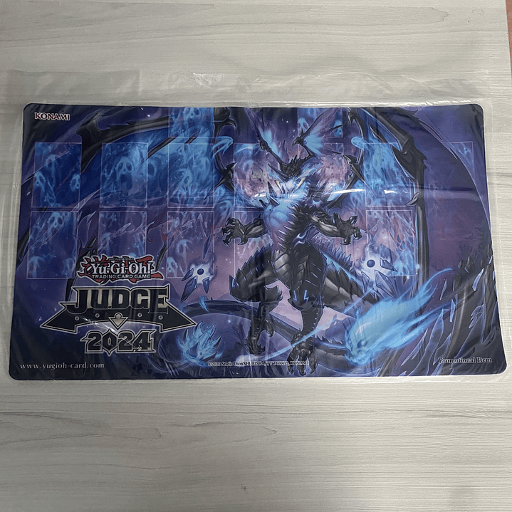 Yugioh Official Konami Veidos the Dragon of Endless Darkness Playmat JUDGE 2024 SEALED! 1