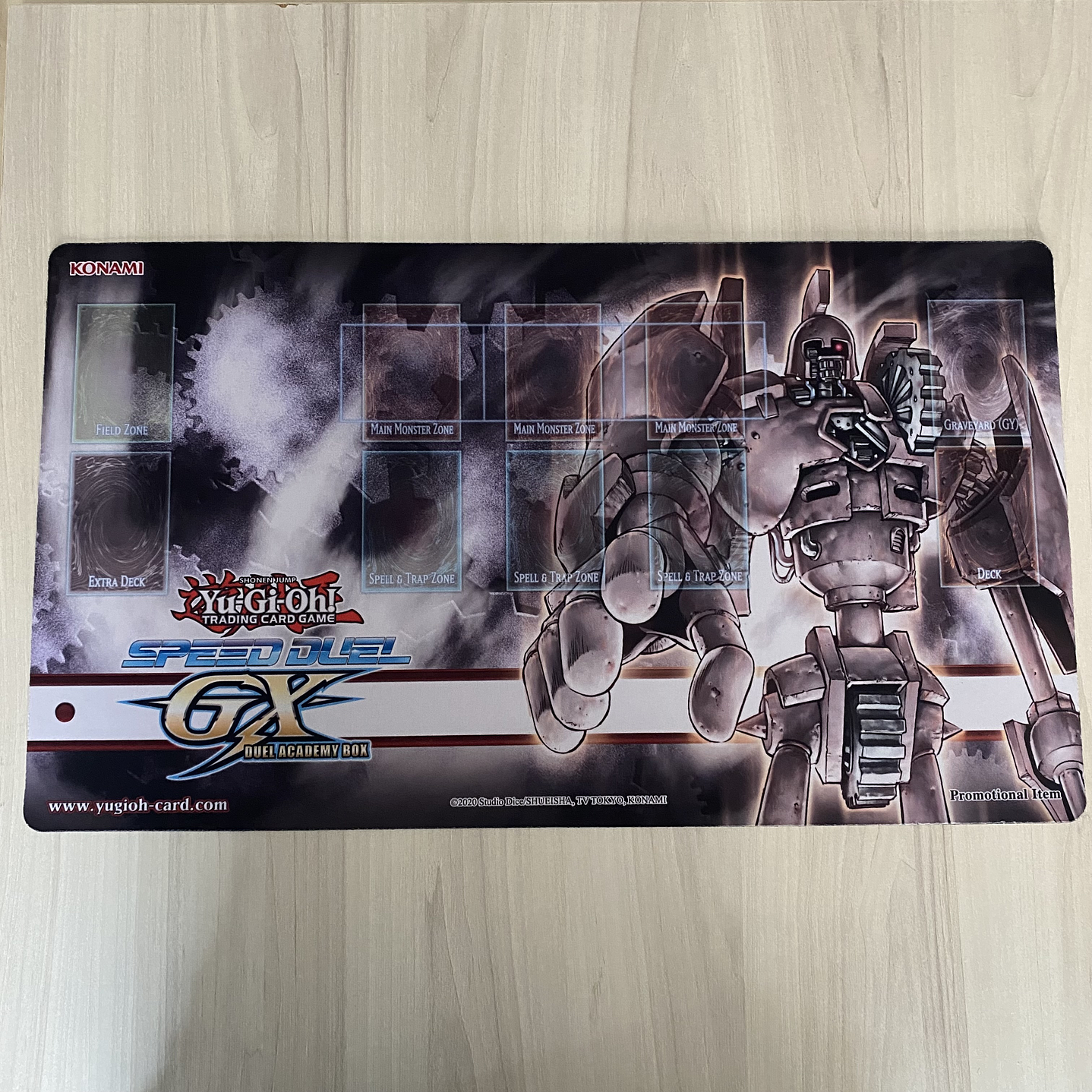 Yugioh! Playmat Speed Duel GX Academia: Ancient Gear Golem - New 1