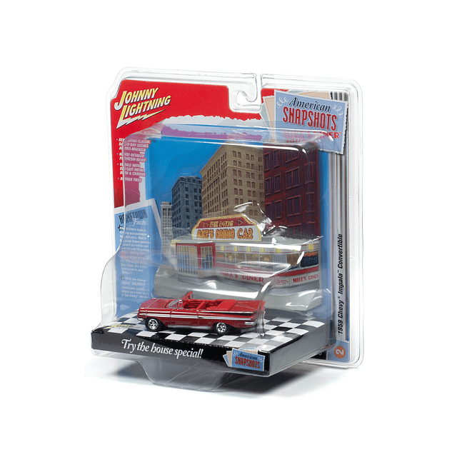 1959 Chevrolet Impala Mike's diner Diorama Set 1/64