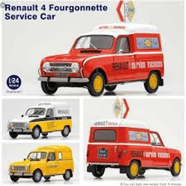 FURGONETA RENAULT 4F "SERVICE RENAULT" 1/24